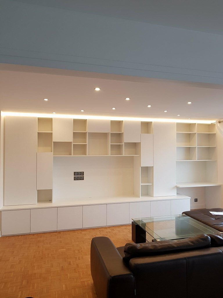 bibliotheque avec led